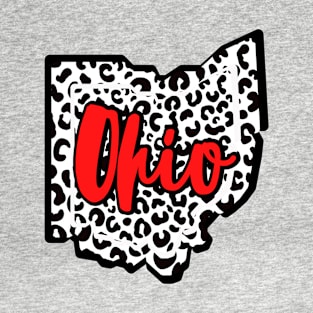 Leopard Ohio Design T-Shirt